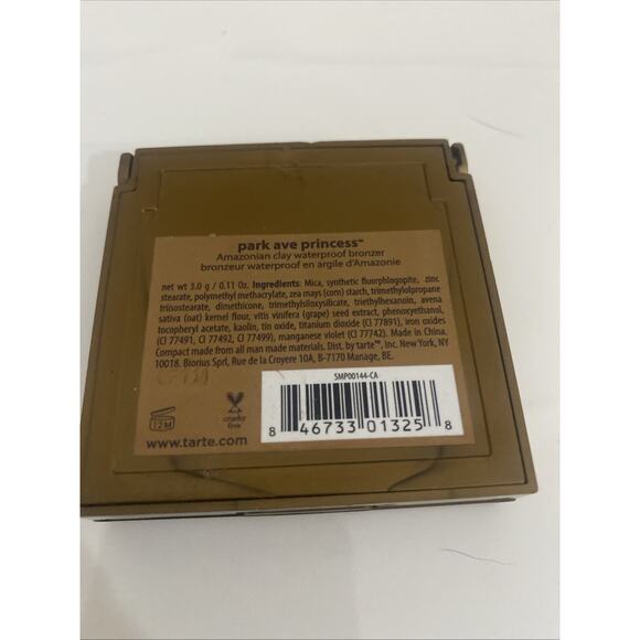 Tarte Amazonian Clay Waterproof Bronzer .11 Oz Mini Park Ave Princess No Box - Picture 3 of 3